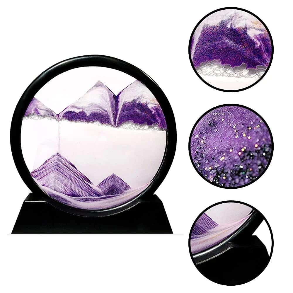 Sandscape Painting 3D Moving Sand Art Hourglass Sand